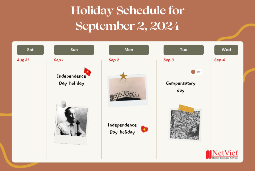 Independence Day Holiday Schedule for September 2, 2024