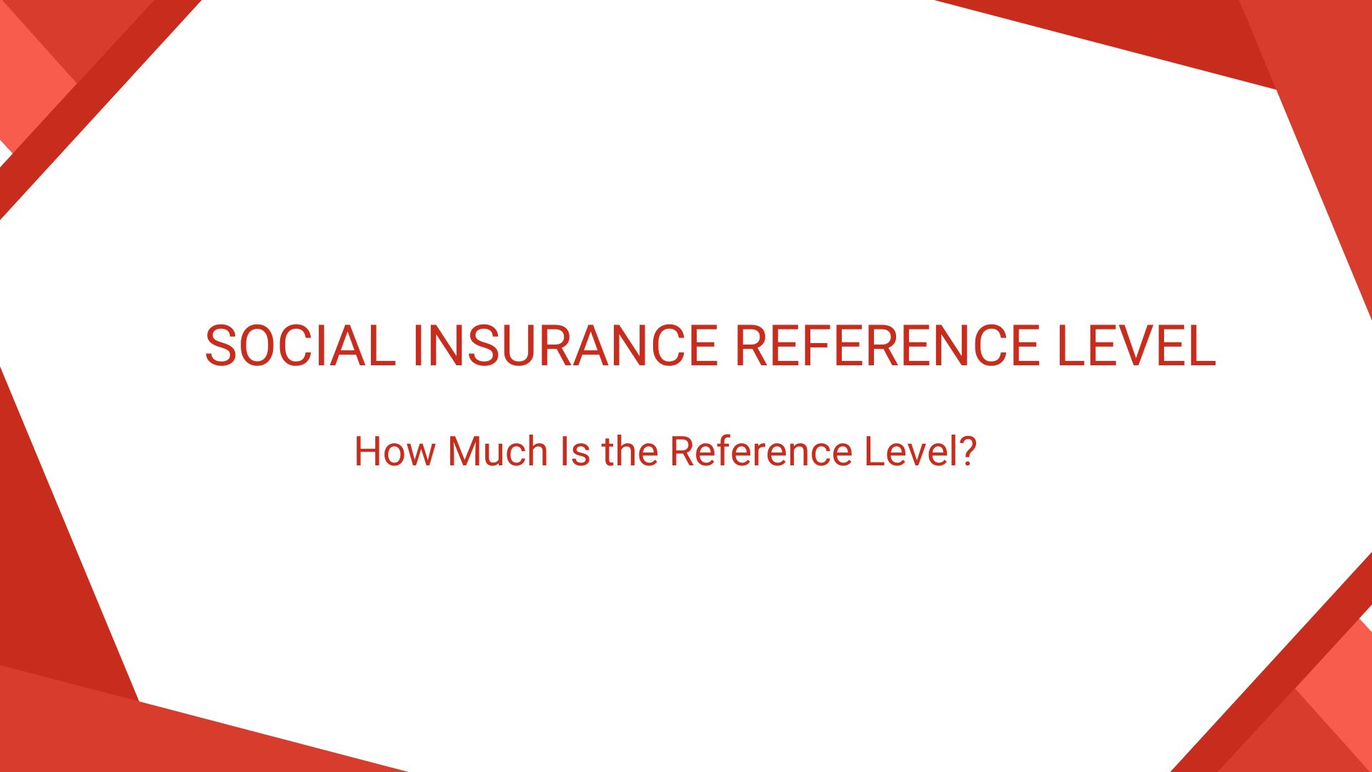 Reference Level explained