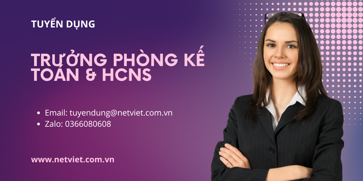 Tuyển dụng Trưởng phòng kế toán hcm