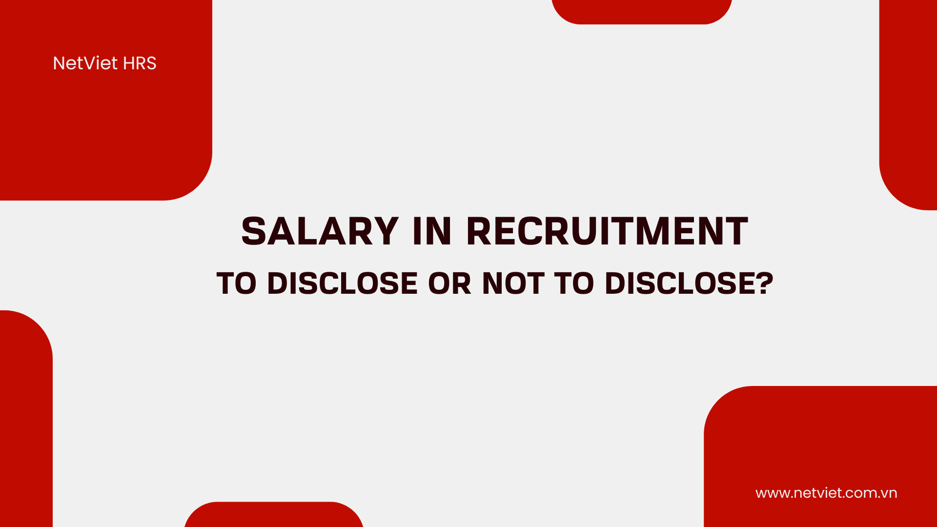 Salary in Recruitment