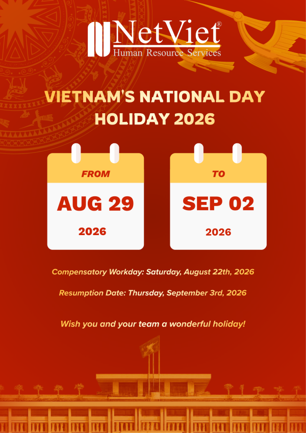 NetViet - Vietnam National Holiday Schedule 2026